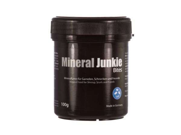 glasgarten mineral junkie bites 100g garnelen ergaenzungsfutter grosse