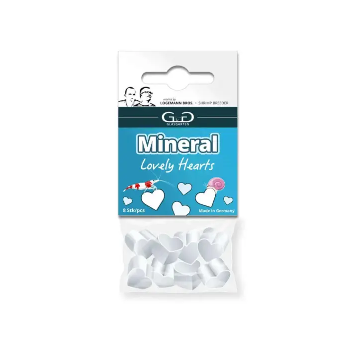 glasgarten mineral lovely hearts 8x